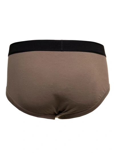 Shop Tom Ford Brown Cotton Briefs With Logo
