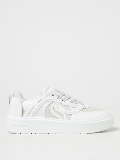 Stella Mccartney Stella Mc Cartney Two Tone Sporty Mat S Wave Sneakers In White