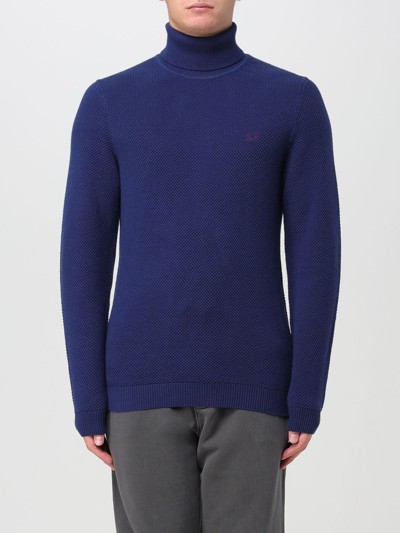 Shop Sun 68 Sweater  Men Color Blue