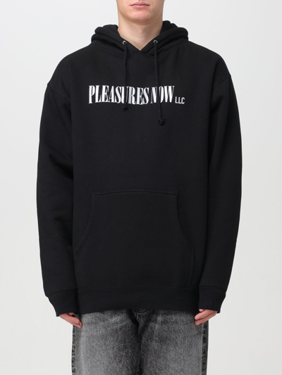 Shop Pleasures Sweatshirt  Men Color Black