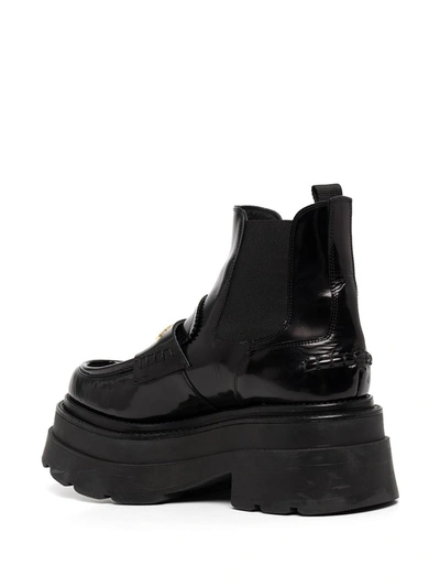 Shop Alexander Wang Women Carter Platform Ankle Boots In 001 Black