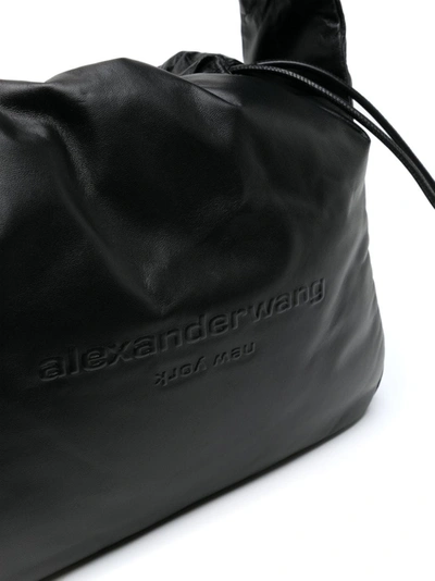 Shop Alexander Wang Women Ryan Puff Large Bag In 001 Black
