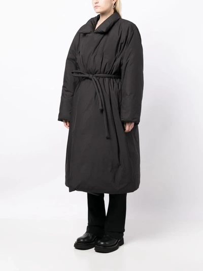 Shop Amomento Women Down Puffer Long Coat In Black