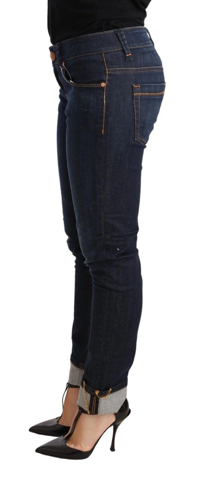 Acht Chic Skinny Women's Jeans In Blue