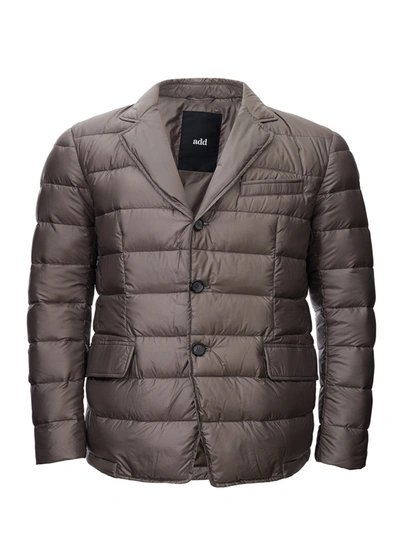 Shop Add Elegant Dove Grey Quilted Men's Jacket