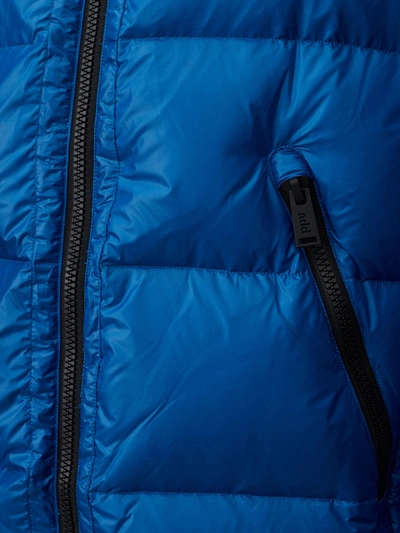 Shop Add Regal Blue Quilted Puffy Jacket For Men's Men