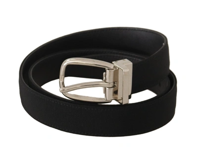 Shop Dolce & Gabbana Elegant Engraved Buckle Leather Men's Belt In Brown
