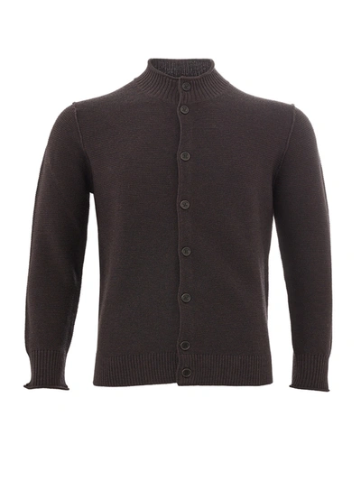 Shop Kangra Brown Wool Cardigan