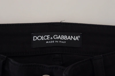 Shop Dolce & Gabbana Chic Black Denim Pants – Timeless Women's Elegance
