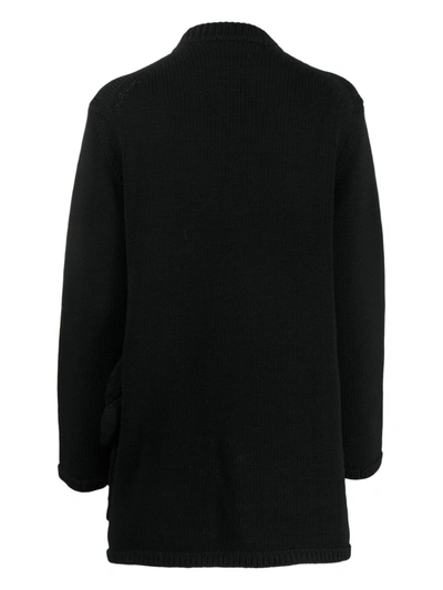 Shop Comme Des Garçons Comme Des Garcons Women Organic Tubes Chunky Sweater In Black