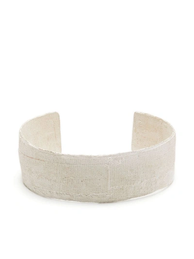 Shop Detaj Vtgc02 Bandage Bracelet In White