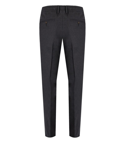 Shop Cruna Mitte Anthracite Grey Trousers In Black
