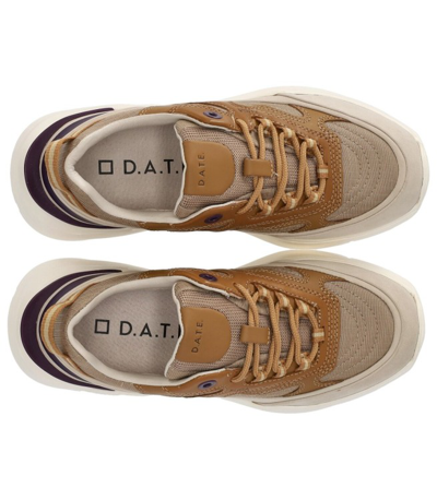 Shop Date Fuga Method Beige Sneaker In Brown