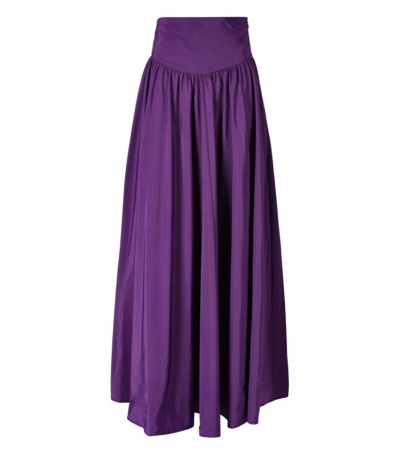 Shop Aniye By Dina Violet Long Skirt In Purple