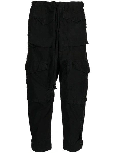 Shop Greg Lauren Men Black Army Jkt Tux Lounge Pants