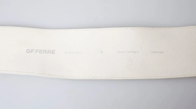Shop Gianfranco Ferre Gf Ferre Chic Off White Snap Button Fashion Women's Belt