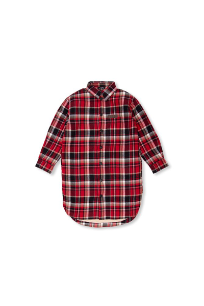 Shop Dsquared2 Kids Checked Long In Multi