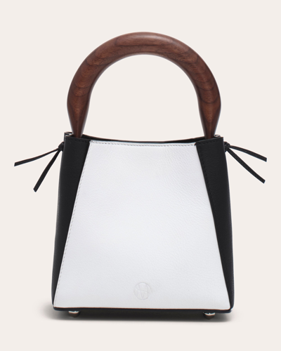 Shop Mas Women's Quinta Mini Bag In Black/white