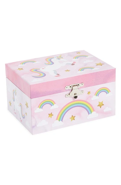 Mele & Co Skylar Musical Unicorn Jewelry Box In Rainbow
