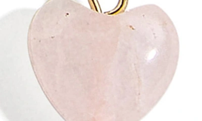 Baublebar Juno Heart Linear Earrings In Pink
