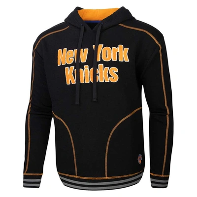 Shop Stadium Essentials Black New York Knicks Baseline Pullover Hoodie
