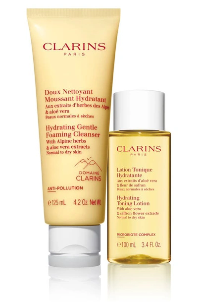 Shop Clarins Hydrating Cleansing Duo (limited Edition) $45 Value