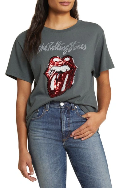 rolling stones sequin t shirt