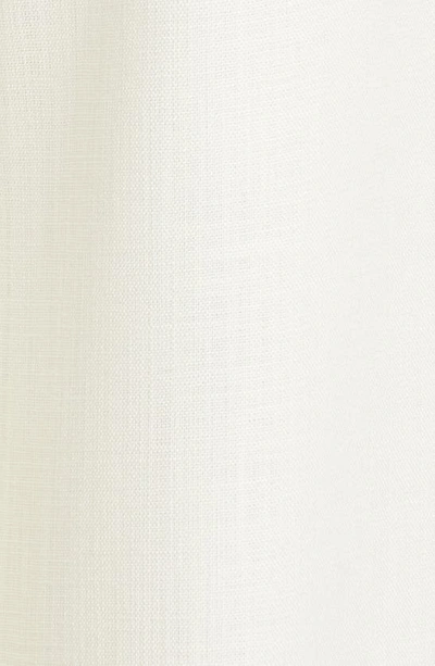 Veronica Beard Robinne Wide Leg Stretch Cotton Pants In Off-white