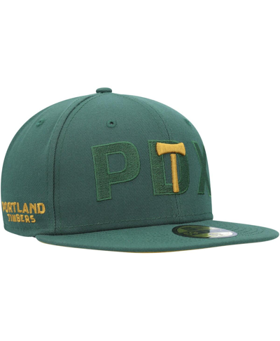 New Era Green Portland Timbers Kick Off 59fifty Fitted Hat In Green
