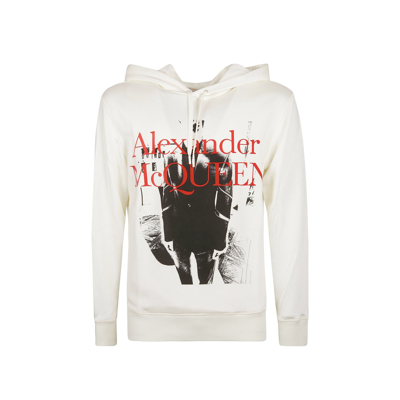 Shop Alexander Mcqueen Hoodie Logo Sweatshirt