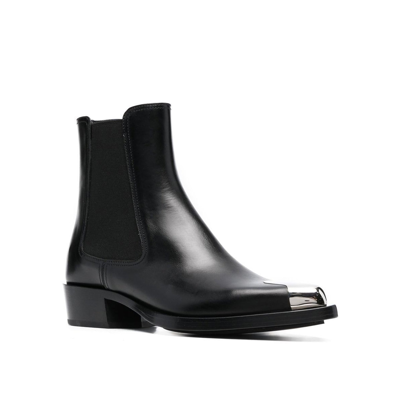 Shop Alexander Mcqueen Leather Boots