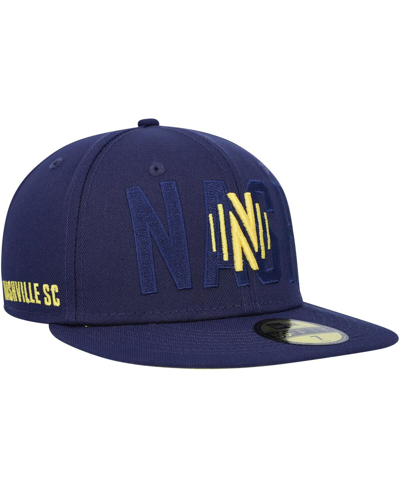 New Era Navy Nashville Sc Kick Off 59fifty Fitted Hat In Navy
