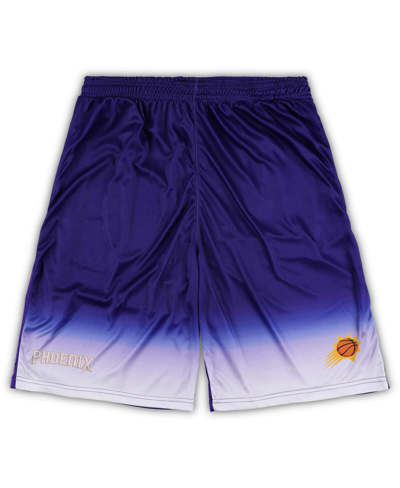 Shop Fanatics Men's  Purple Phoenix Suns Big And Tall Fadeaway Shorts