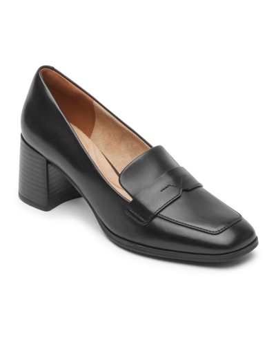 Shop Rockport Women's Violetta Penny Leather Loafer In Black