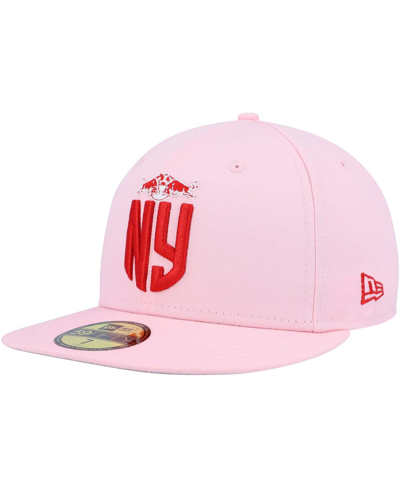 Shop New Era Men's  Pink New York Red Bulls Pastel Pack 59fifty Fitted Hat
