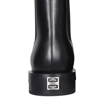 Shop Givenchy Chelsea Leather Boots