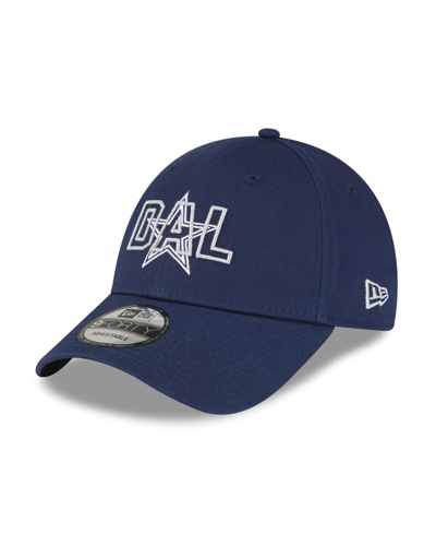 New Era Navy Dallas Cowboys Doubled 9forty Snapback Hat In Navy