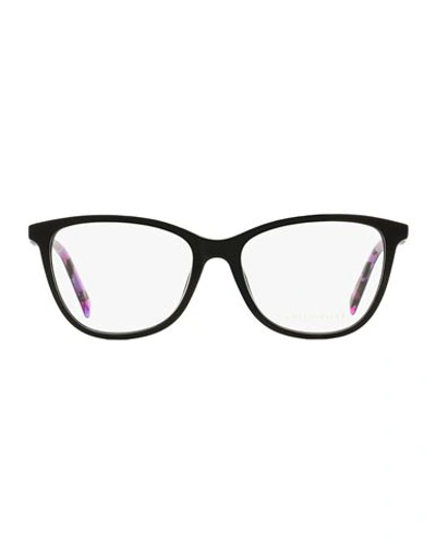 Shop Emilio Pucci Rectangular Ep5095 Eyeglasses Woman Eyeglass Frame Black Size 54 Acetate