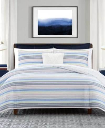 Shop Tommy Hilfiger Avery Stripe Comforter Set Collection In Multi