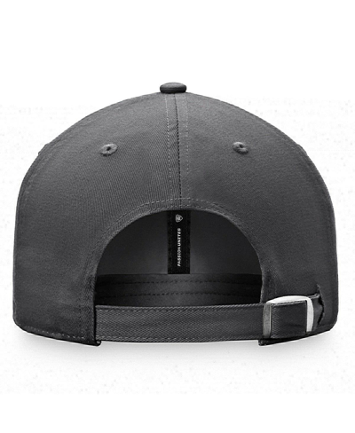 Shop Top Of The World Men's  Charcoal Georgetown Hoyas Slice Adjustable Hat