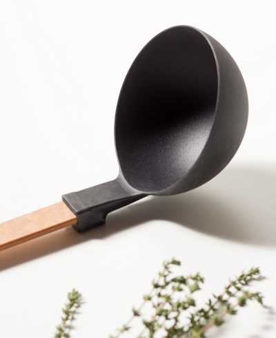 Epicurean Gourmet Series Nylon Ladle With Black Head Handle, 13" In Natural