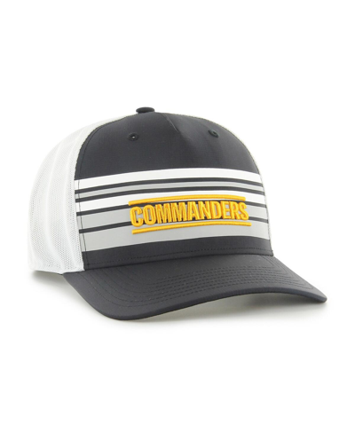 47 Brand Men's ' Black, White Washington Commanders Altitude Mvp Trucker Snapback Hat In Black,white