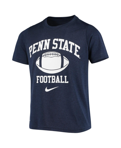 Shop Nike Big Boys  Navy Penn State Nittany Lions Retro Lockup Legend Performance T-shirt