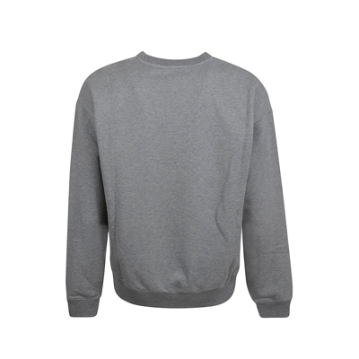 Versace Mask Print Cotton Crewneck Sweatshirt
