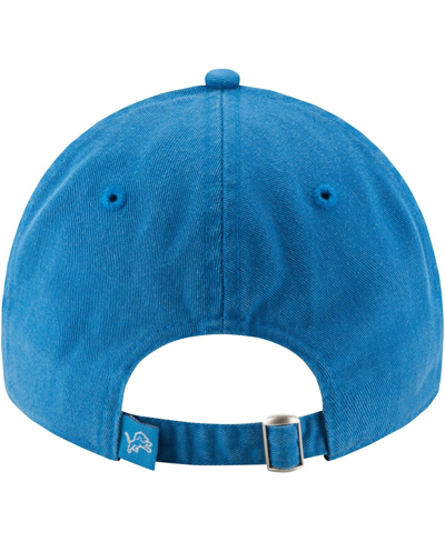 Shop New Era Men's  Blue Detroit Lions Logo Core Classic 2.0 9twenty Adjustable Hat