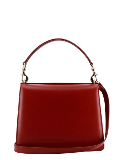 Shop Chloé Leather Handbag With Metald Details