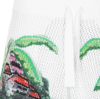 Amiri Eden Rock Drawstring Crochet Shorts In Multicolour