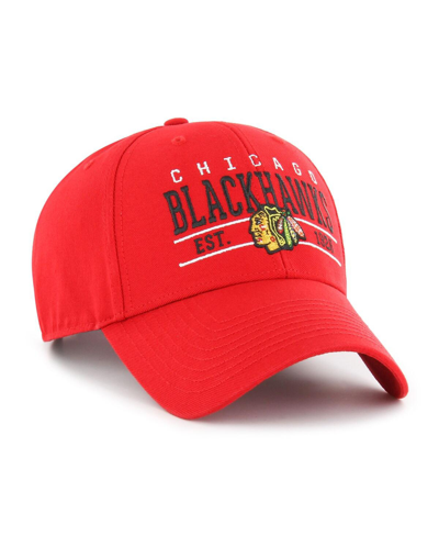 Shop 47 Brand Men's ' Red Chicago Blackhawks Centerline Mvp Adjustable Hat