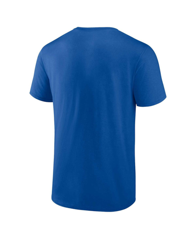 Shop Fanatics Men's  Royal Los Angeles Dodgers Second Wind T-shirt