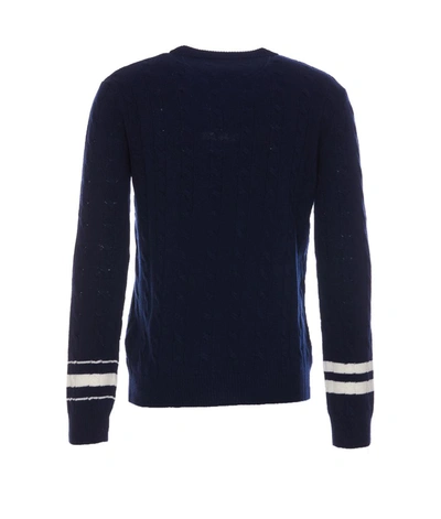 Shop Valentino Sweaters In Blue